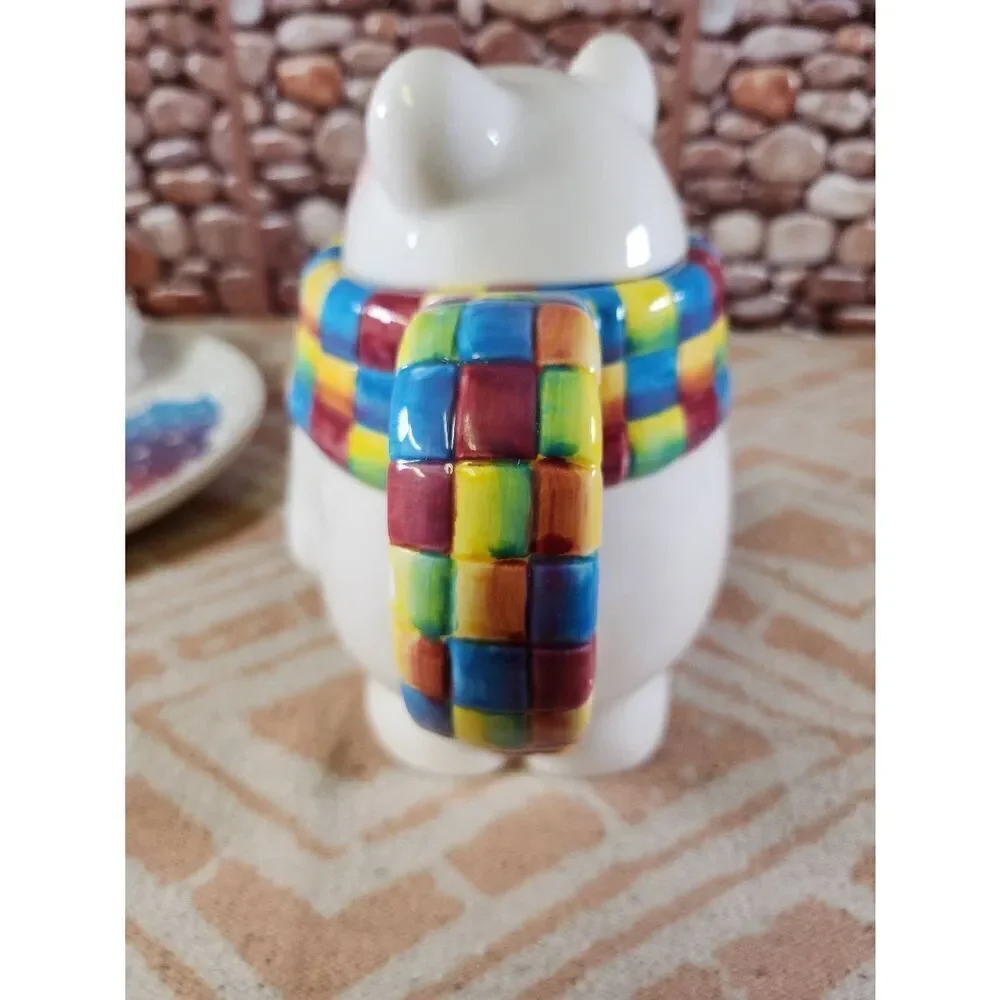 Polar Bear Teapot by Peter G Blank 1999 First Coast Designs Porcelain 48oz
